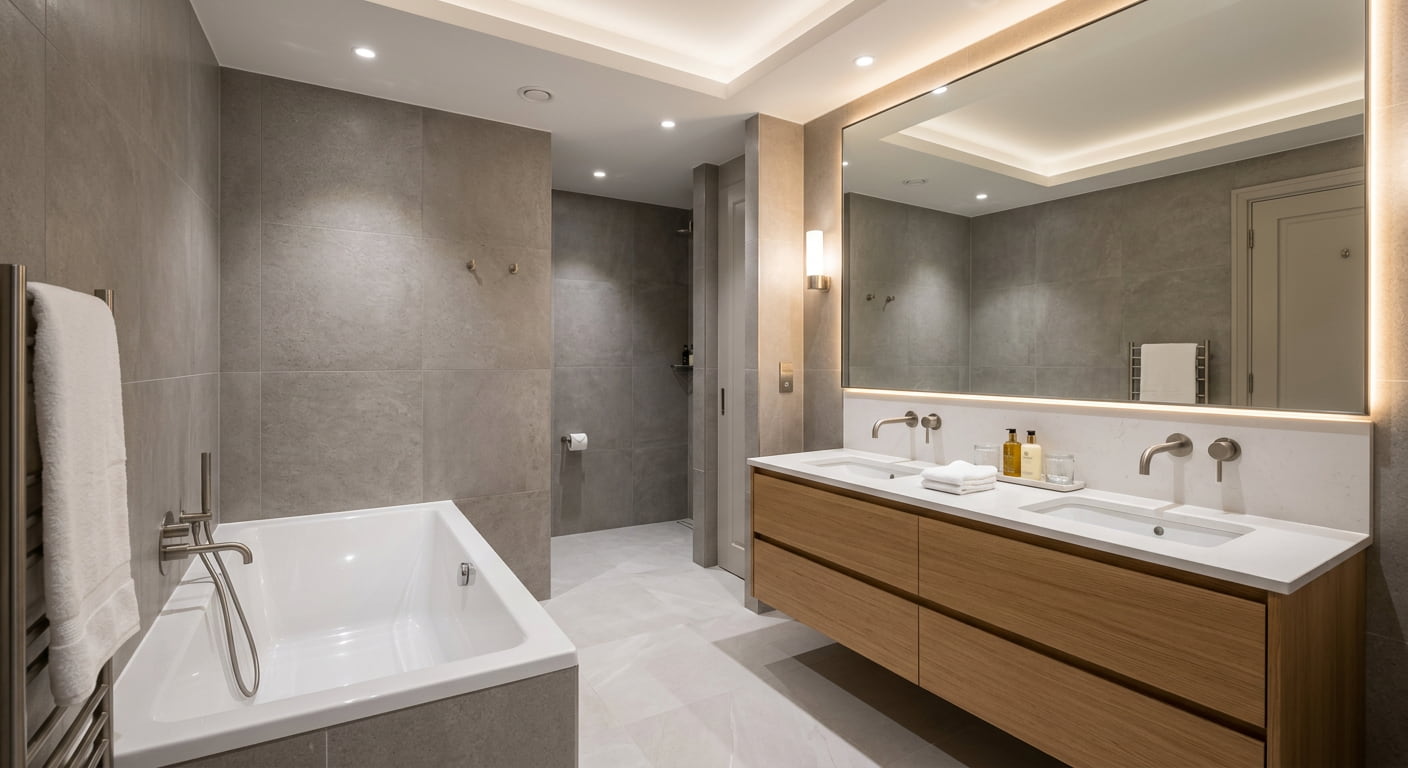 baños industrializados para hoteles